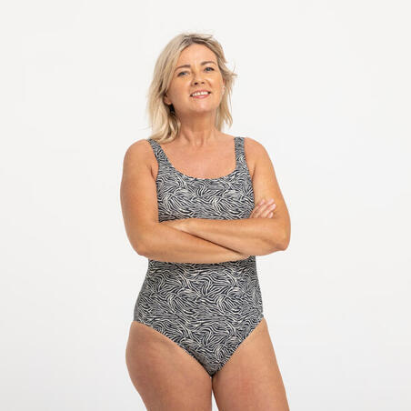 Купальник жіночий суцільний Heva Joy чорно-білий