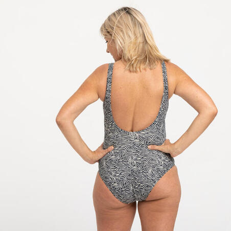 Купальник жіночий суцільний Heva Joy чорно-білий