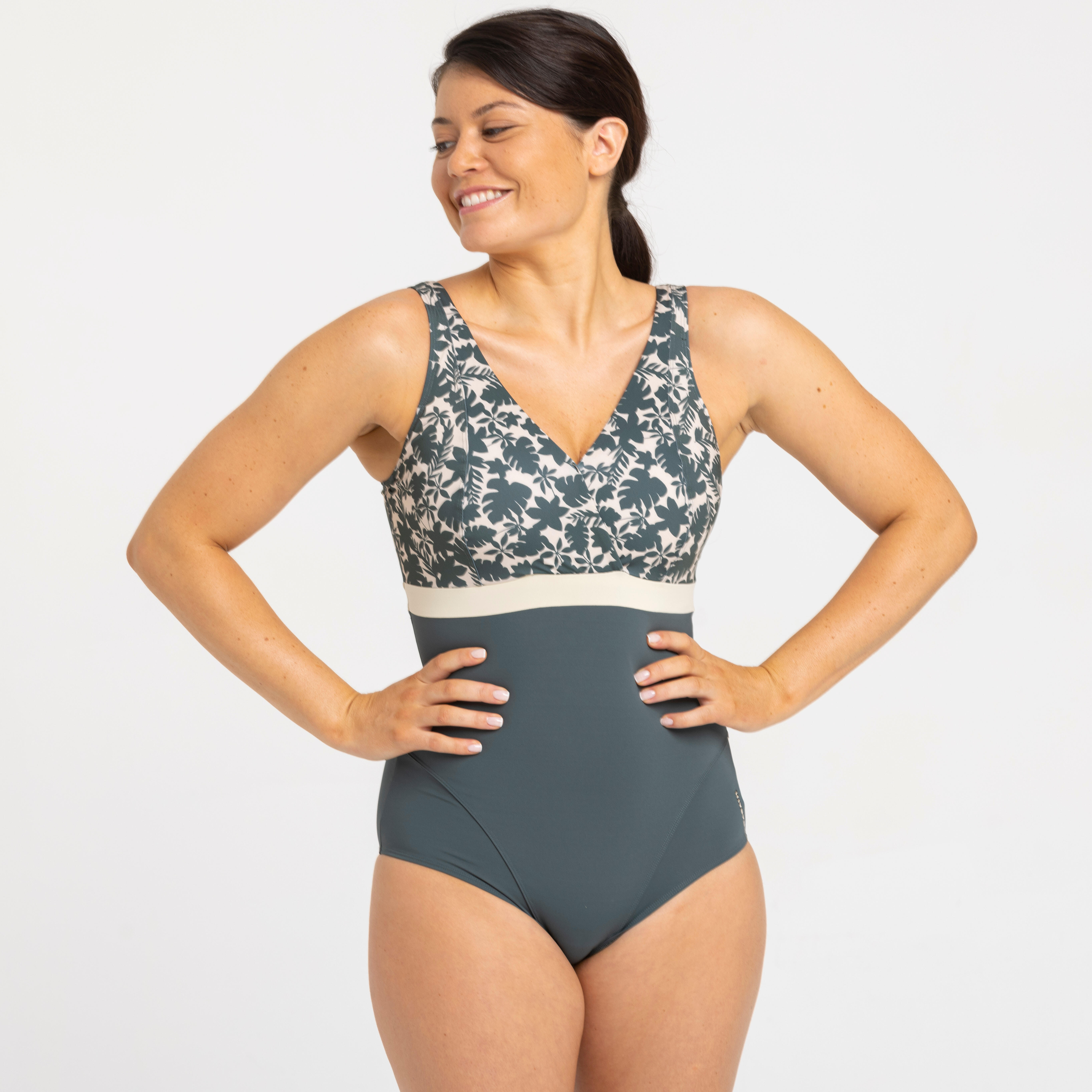 Maillot de bain 1 pièce femme - Mia PalmBonnet D/E - NABAIJI