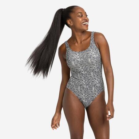 Купальник жіночий суцільний Heva Joy чорно-білий