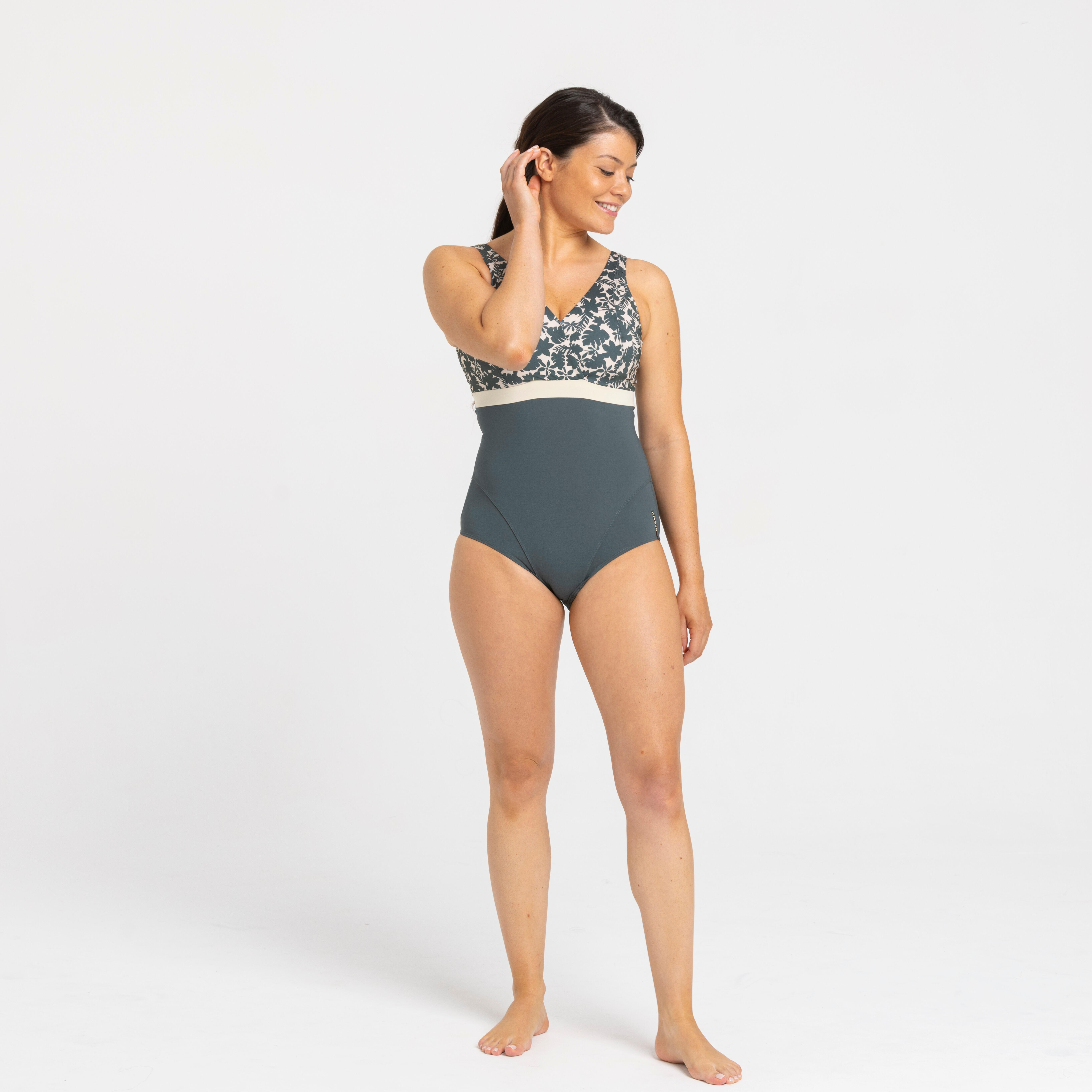 Maillot de bain 1 pièce femme - Mia PalmBonnet D/E - NABAIJI
