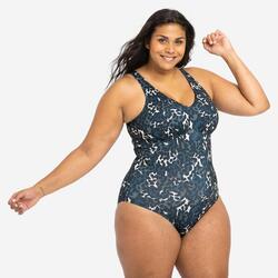 Bañador Mujer Reductor Aquagym Azul.