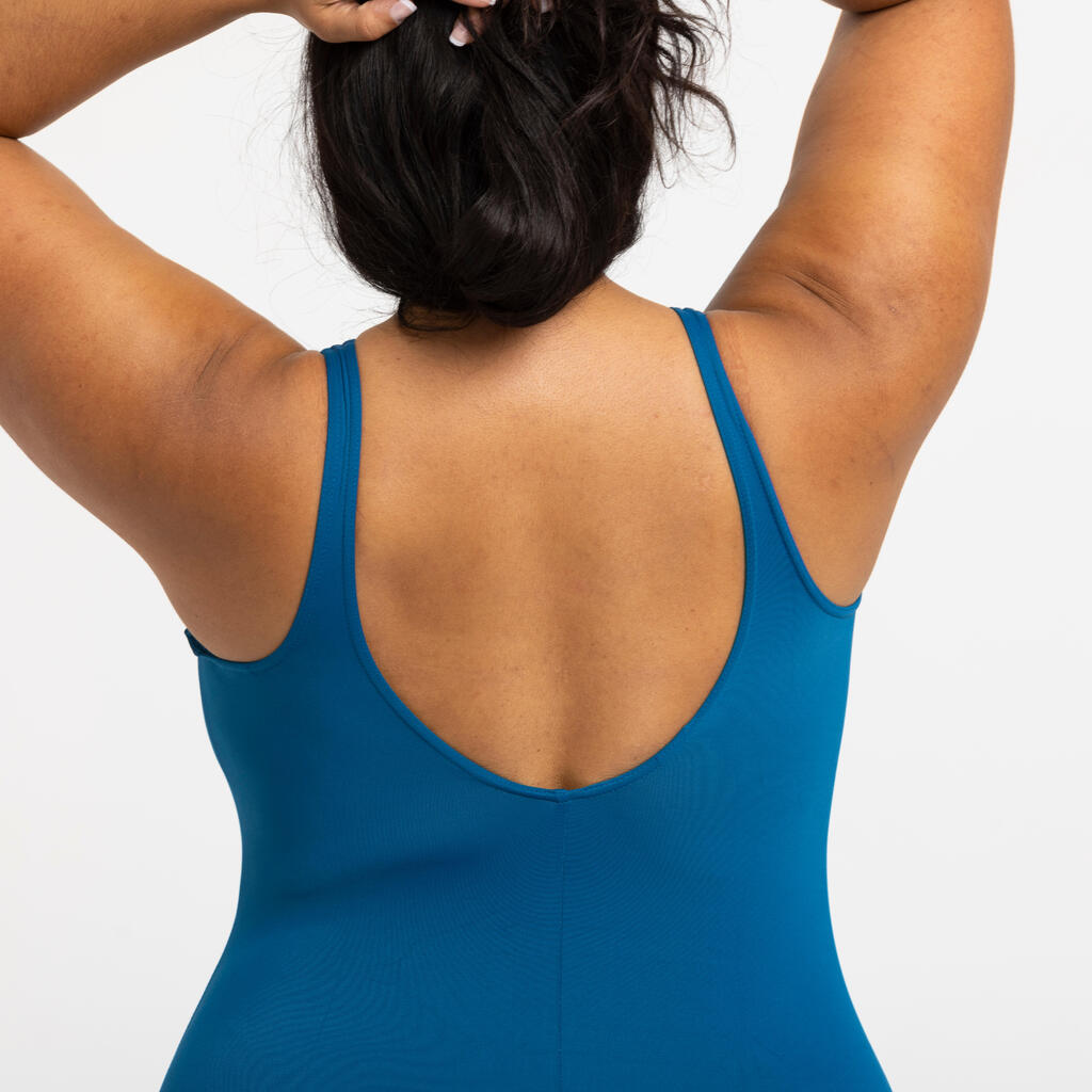 Vestido de baño enterizo de natación  para Mujer Nabaiji 100 - Azul