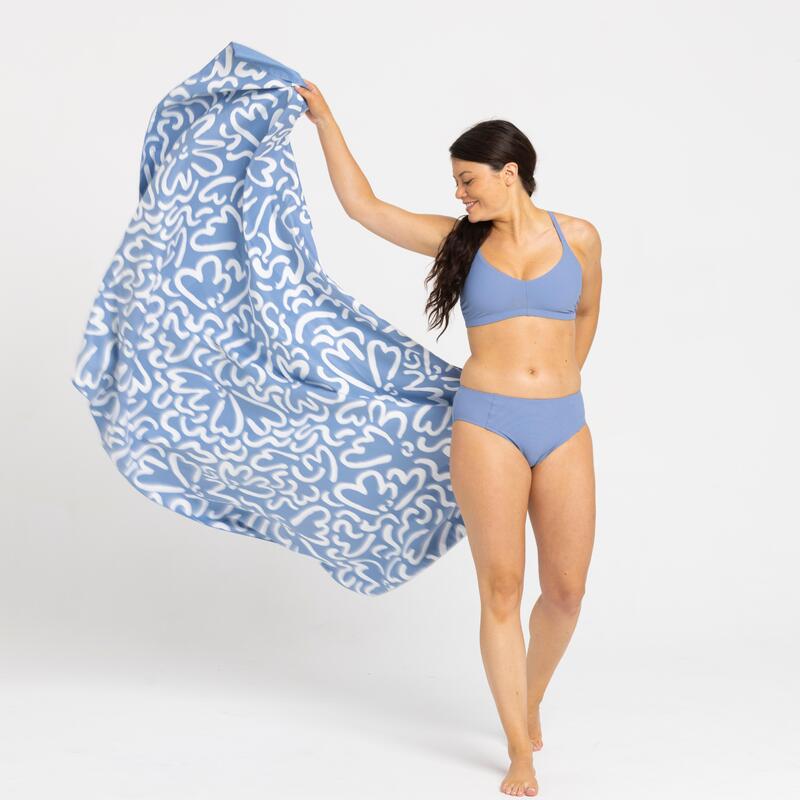 Cueca de Bikini de Natação Mulher Lila Simy Azul