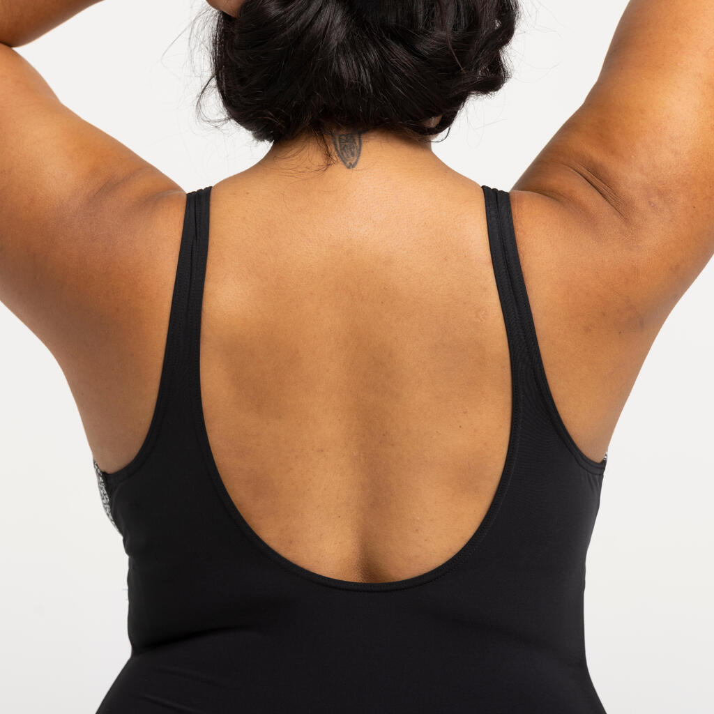 Traje de baño moldeador negro para mujer Kaipearl Triki Leo