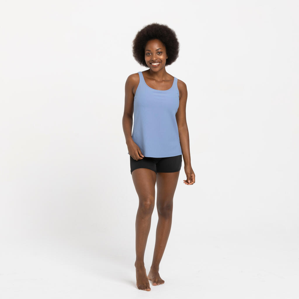 Badeanzug Tankini Shorty Damen - Heva Tetia blau 