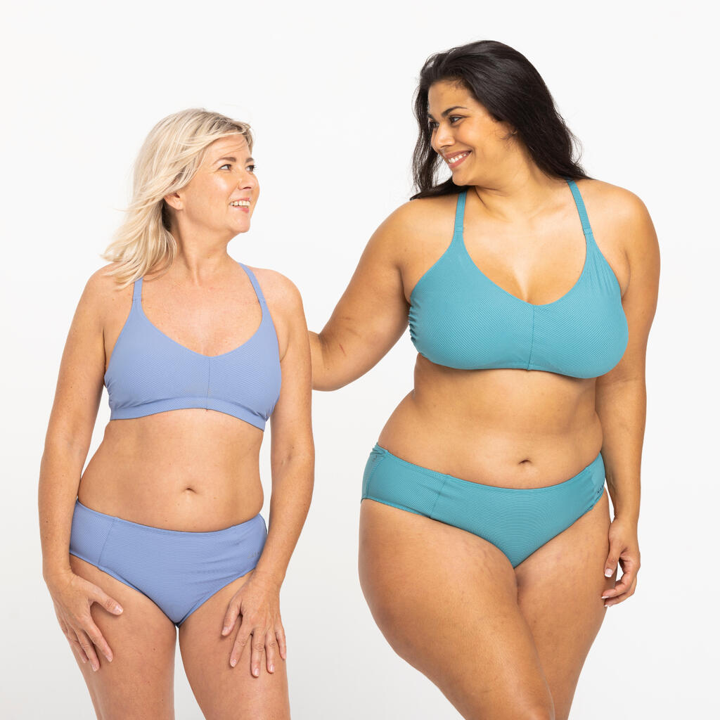 Bas de maillot de bain de natation femme Lila Simy Bleu
