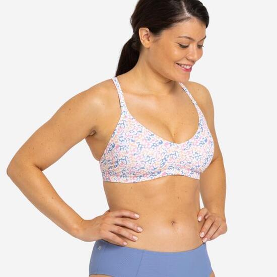 Haut de maillot de bain de natation femme missy blue