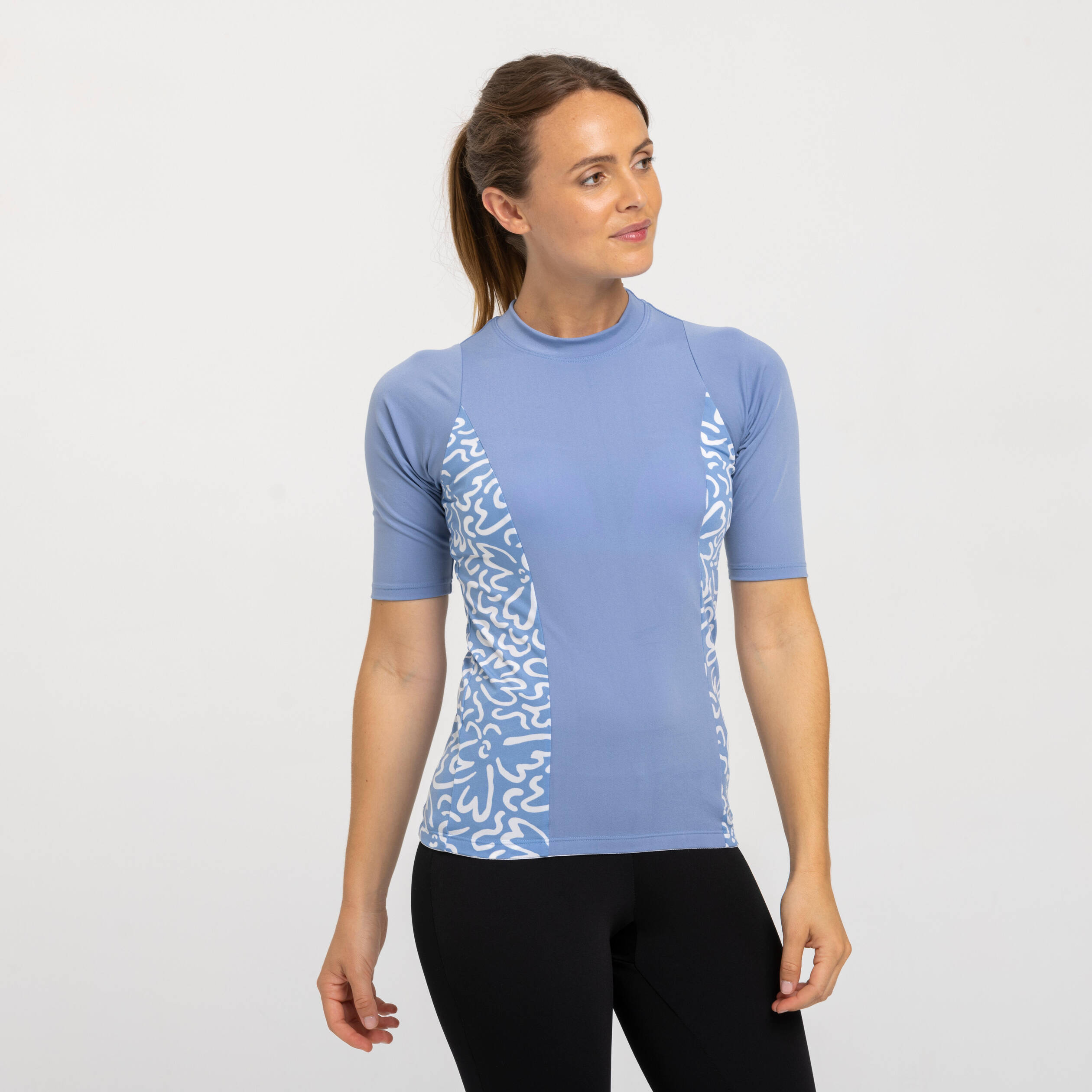 Women's Swimming Top Una Soft & Stretchable Purple