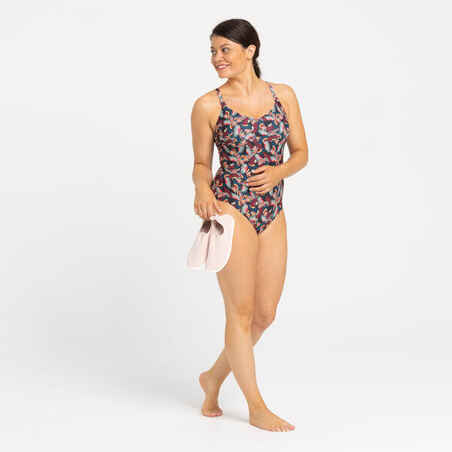 Women's 1-piece Swimsuit Lila Lt Ara Black