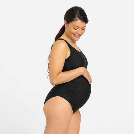 Jednodijelni kupaći kostim za trudnice Nora ženski crni 