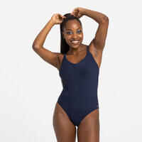 Bañador Mujer natación Symi azul marino