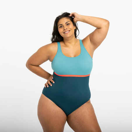 Women's 1-piece swimsuit Heva li Petrol Blue