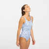 Women's 1-piece swimsuit Heva Joy ondu blue