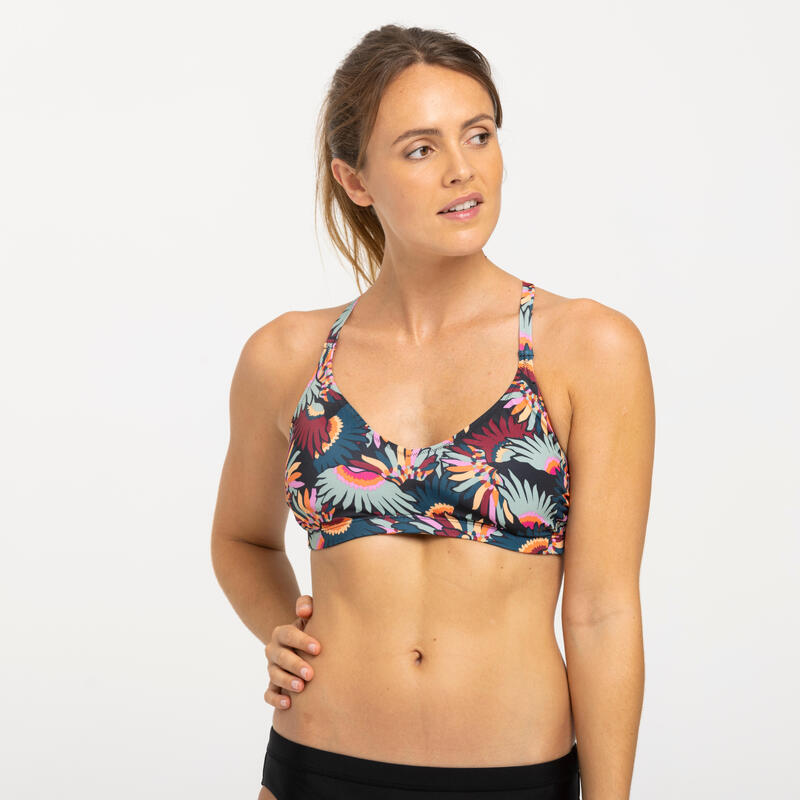 Top bikini Mujer natación multicolor