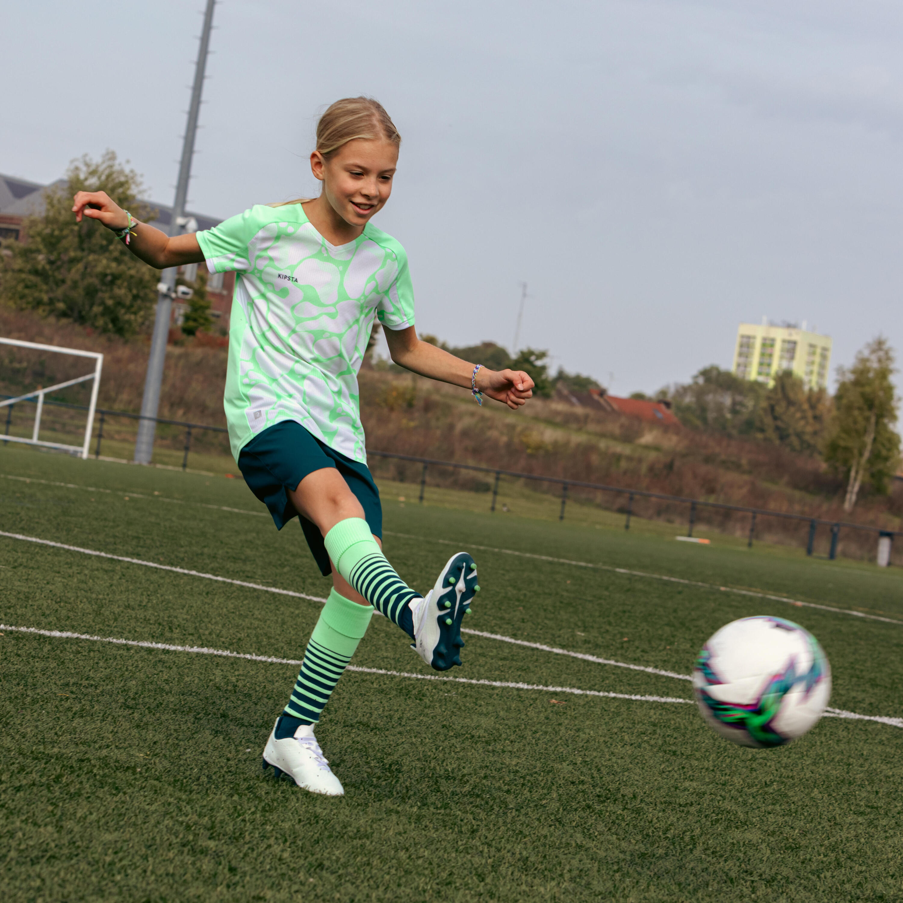 SHORT DE FOOTBALL VIRALTO FILLE VERT 20/21