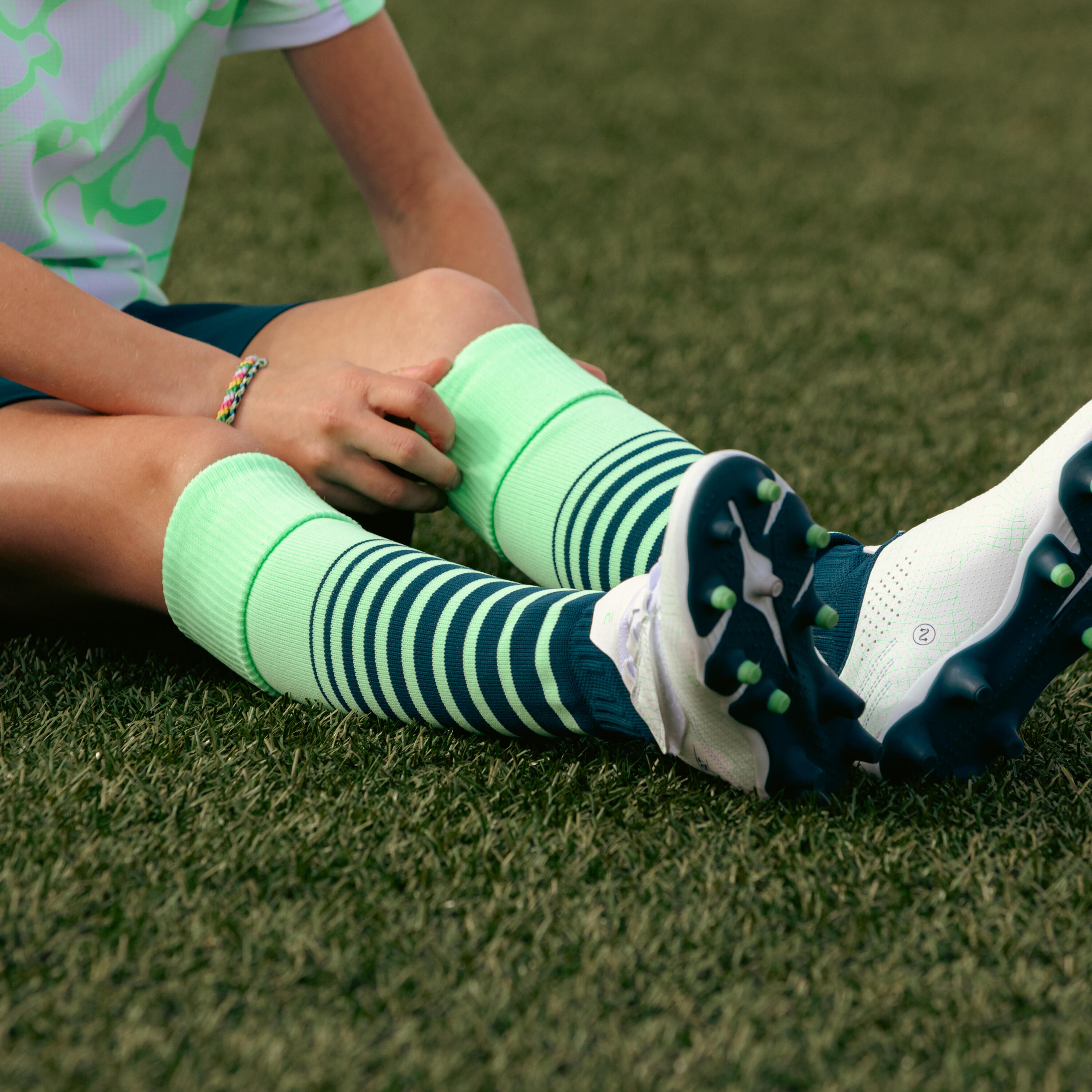 SHORT DE FOOTBALL VIRALTO FILLE VERT 18/21