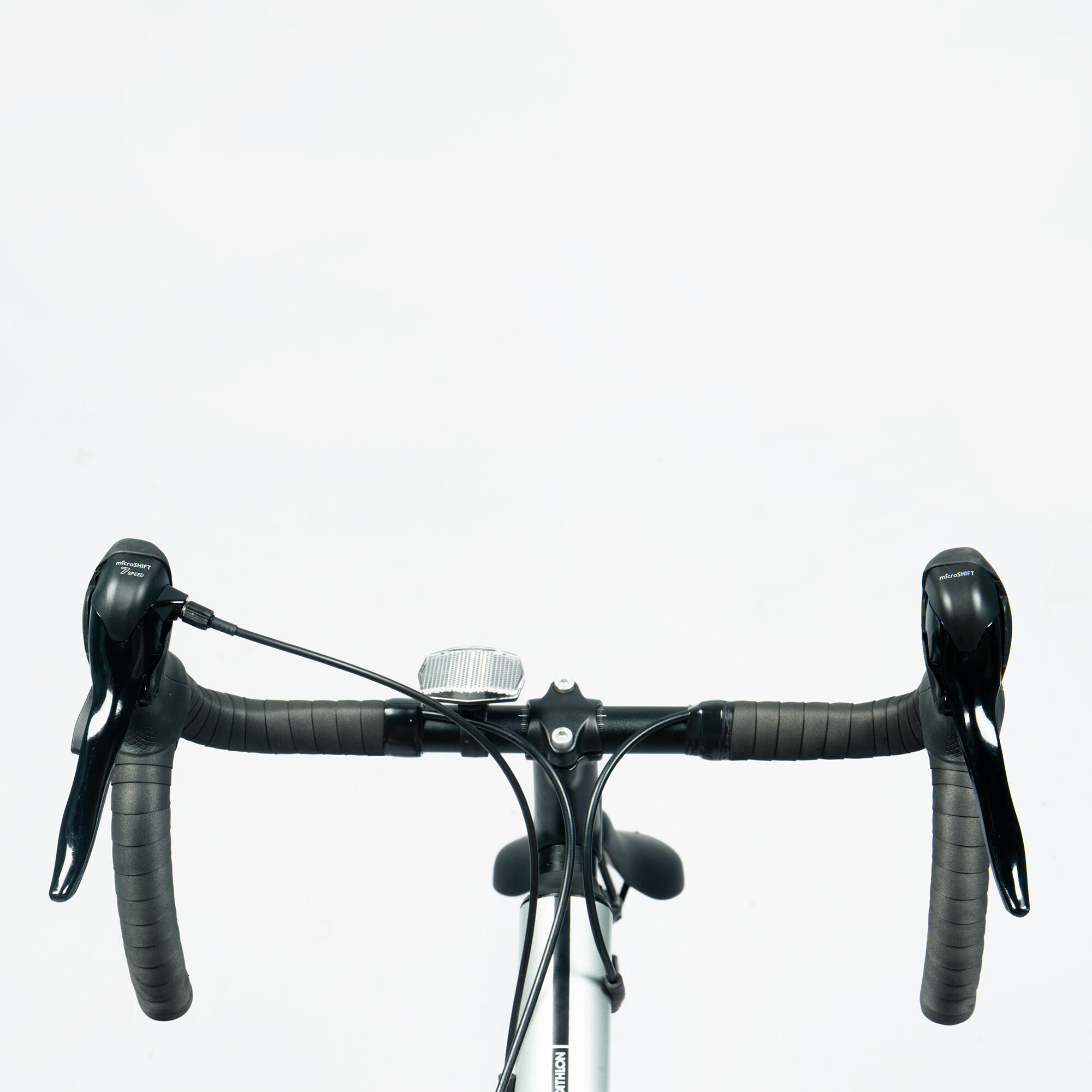Road Bike Triban RC100 Drop Bar Integrated Shifters 7 Speed Aluminium Frame