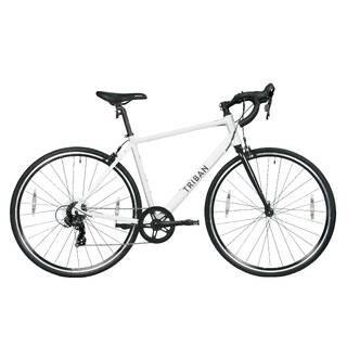 Road Bike Triban RC100 Drop Bar - Integrated Shifters, 7 Speed, Aluminium Frame