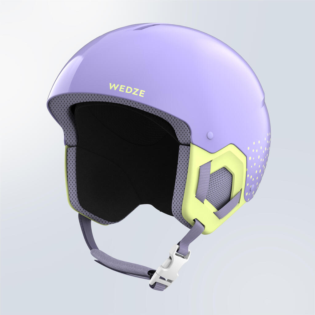 KID'S SKIING HELMET H-KID 500 - FLUORESCENT YELLOW