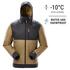 Men Winter Jacket - Waterproof SH500 -10°C Brown