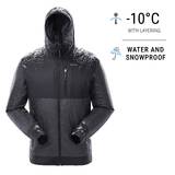 Men’s hiking waterproof winter jacket - SH500 -10°C