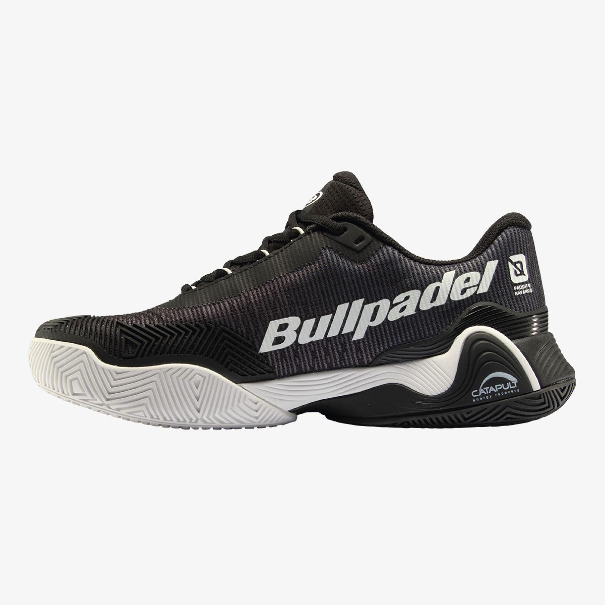 Men's Padel Shoes Bullpadel Hack Vibram 24 - Black/White 4/6