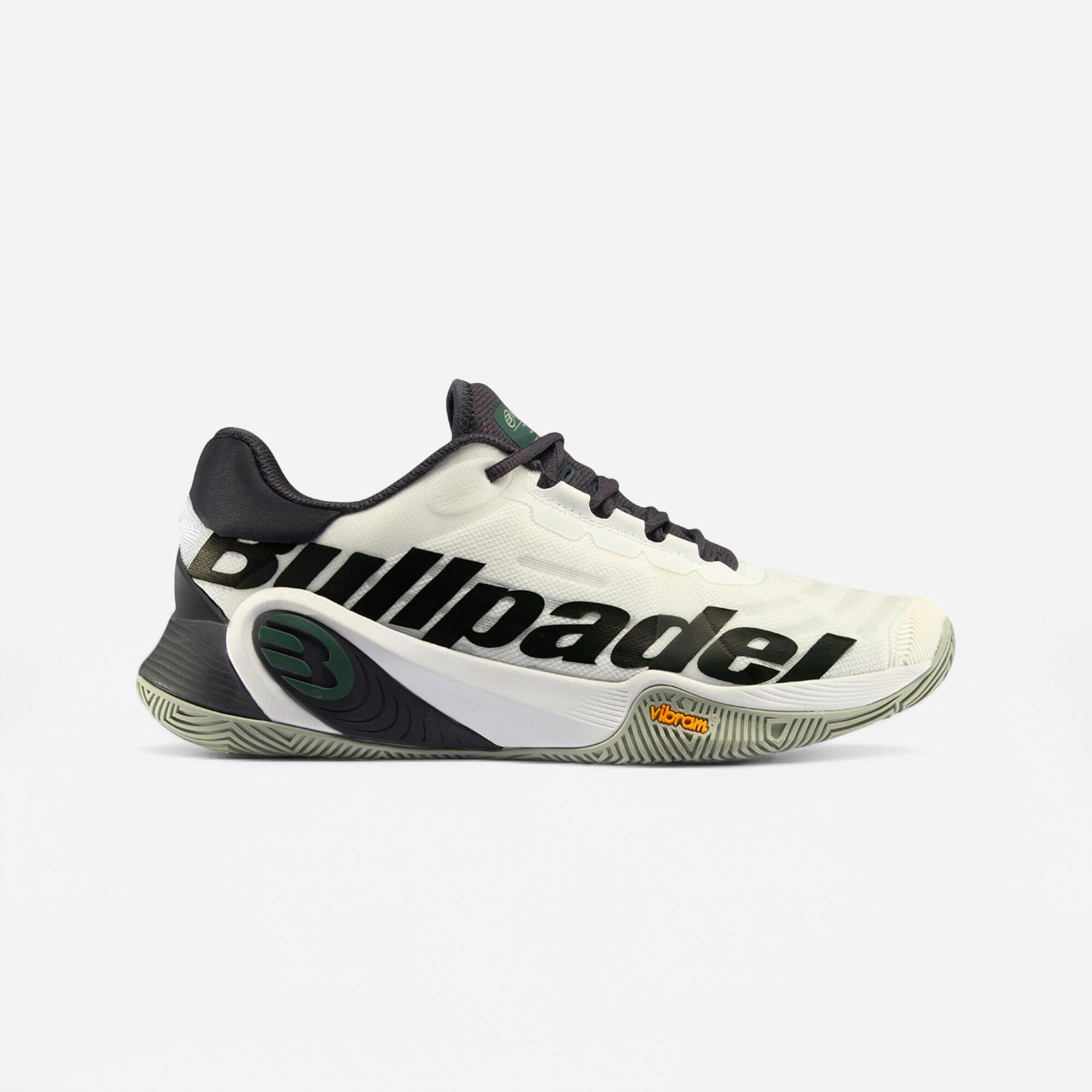 Bullpadel - Chaussures De Padel Homme - Bullpadel Vertex Vibram 24 Blanc Noir - Chaussures De Sport - Padel Beach Tennis - Blanc-gris-noir - 45 - Decathlon