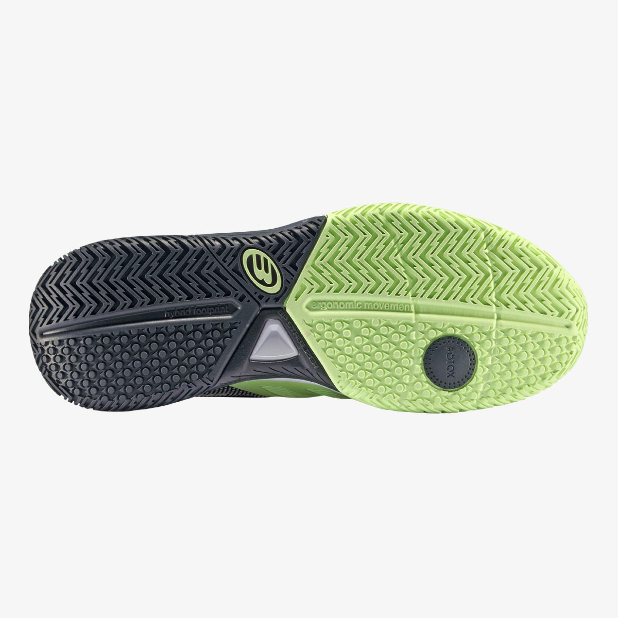 Men's Padel Shoes Performance Comfort 24 - Green/Black 2/4