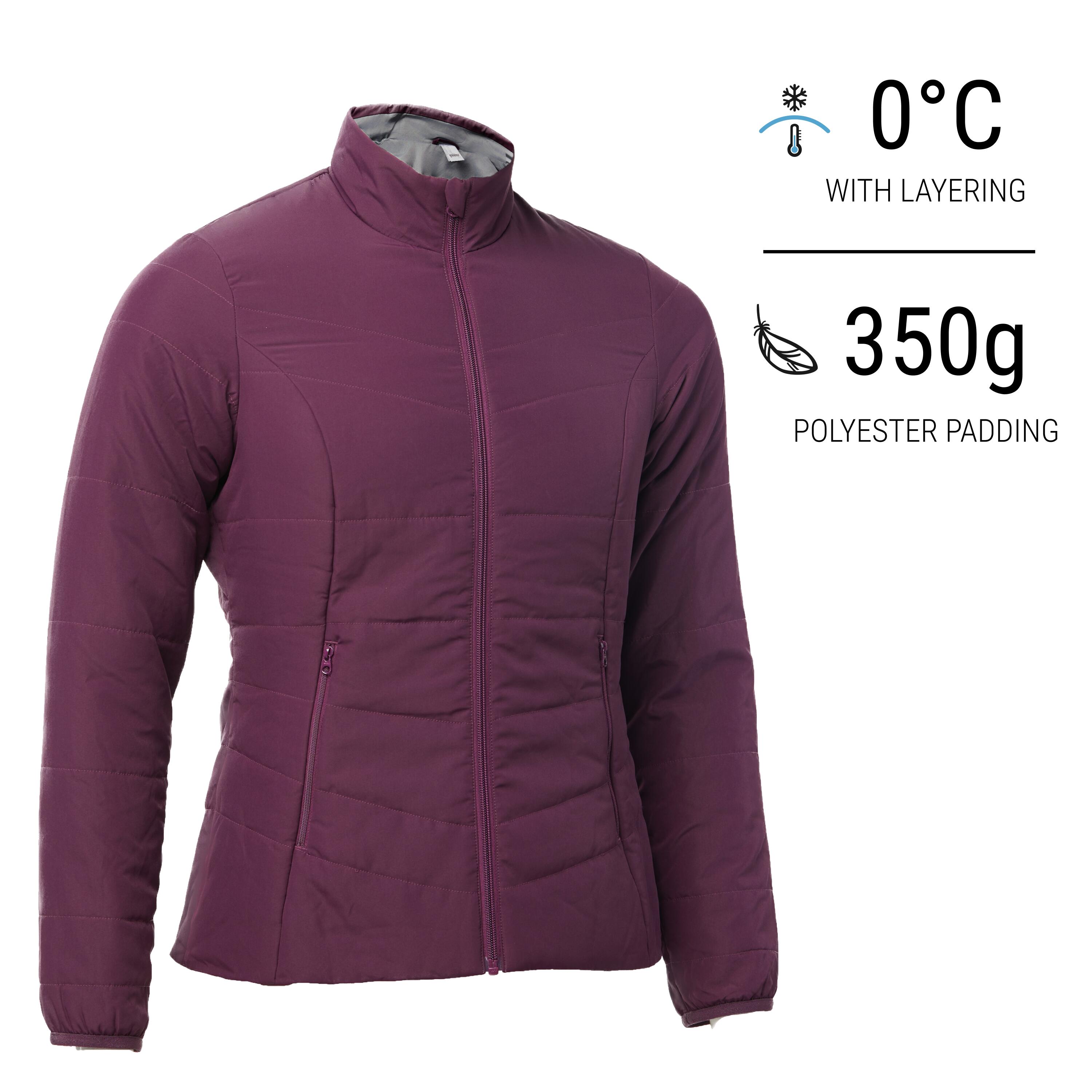 Buy Women's Black Hiking Fleece Jacket Online | Decathlon