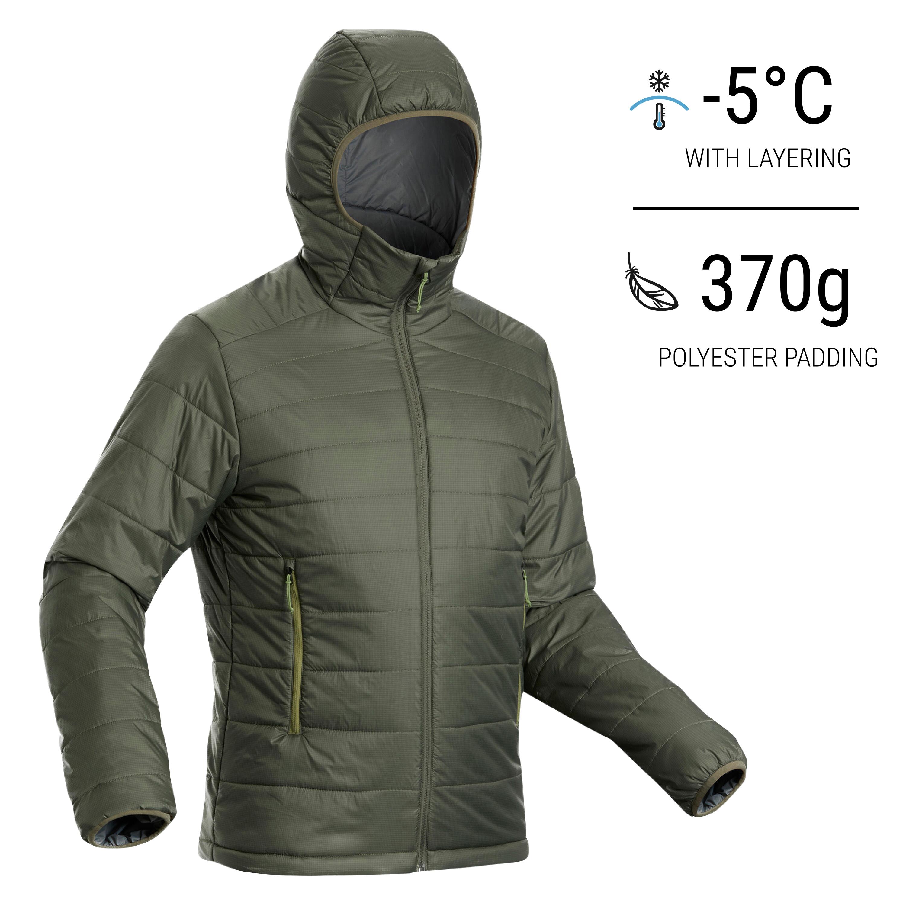 Decathlon Sports India - Atria - The MT100 padded jacket is light and  compact , ideal for city chills and chilly hills! You can trek comfortably  in cool weather down to -5