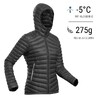 Women Trekking Down Jacket MT100 -5°C Black