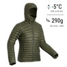 Men Puffer Down Jacket For Trekking MT100 -5°C  Khaki