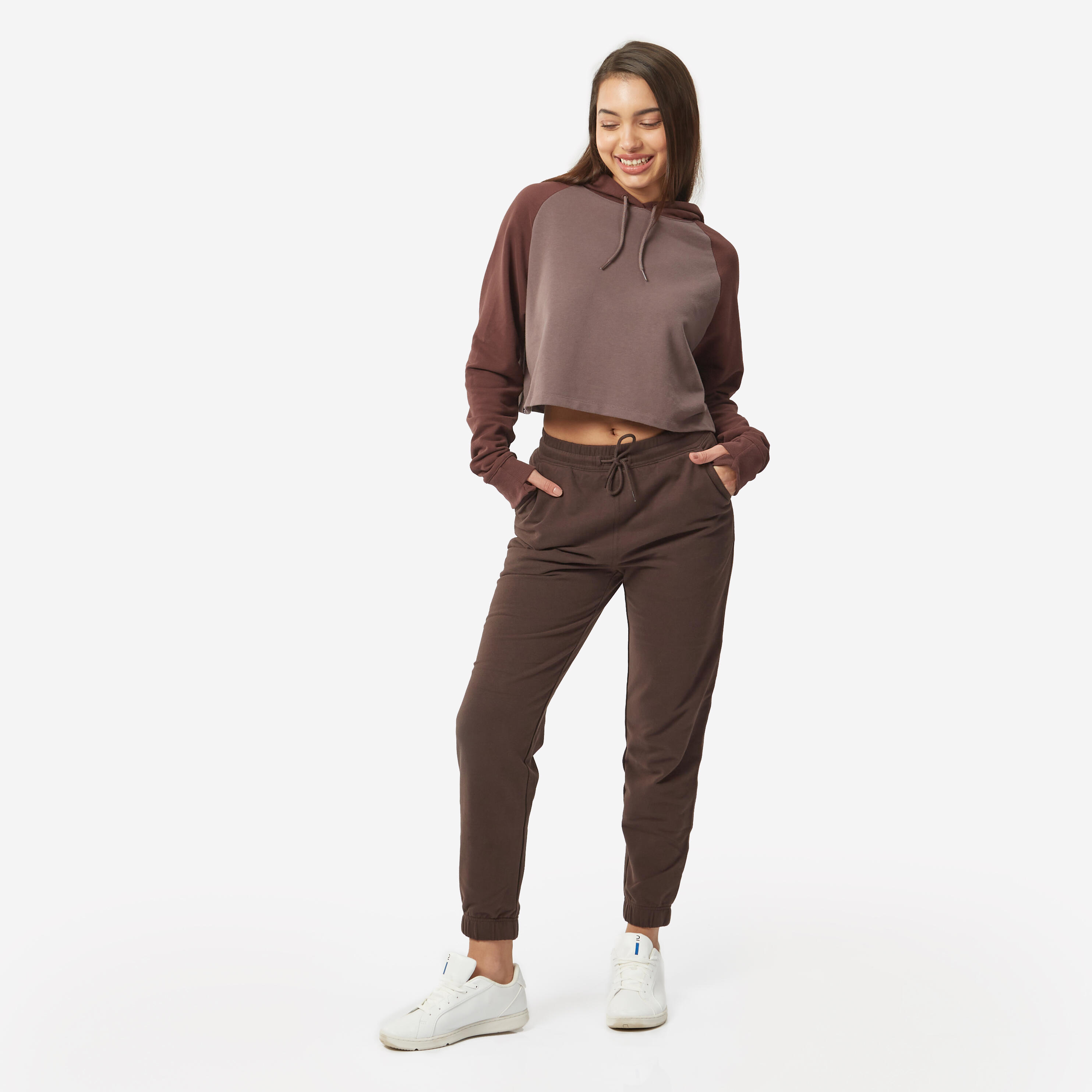 Joggingbroek voor dames katoen