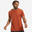 Men's Fitness T-Shirt Sportee 100 - Brick Red