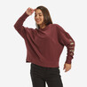 Women's Sweater 120  For Gym Print-Burgundy