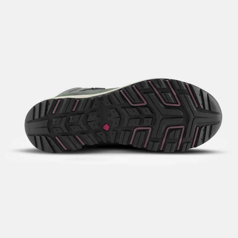 Kadın Outdoor Su Geçirmez Deri Bot - Gri - NH500 Mid WP