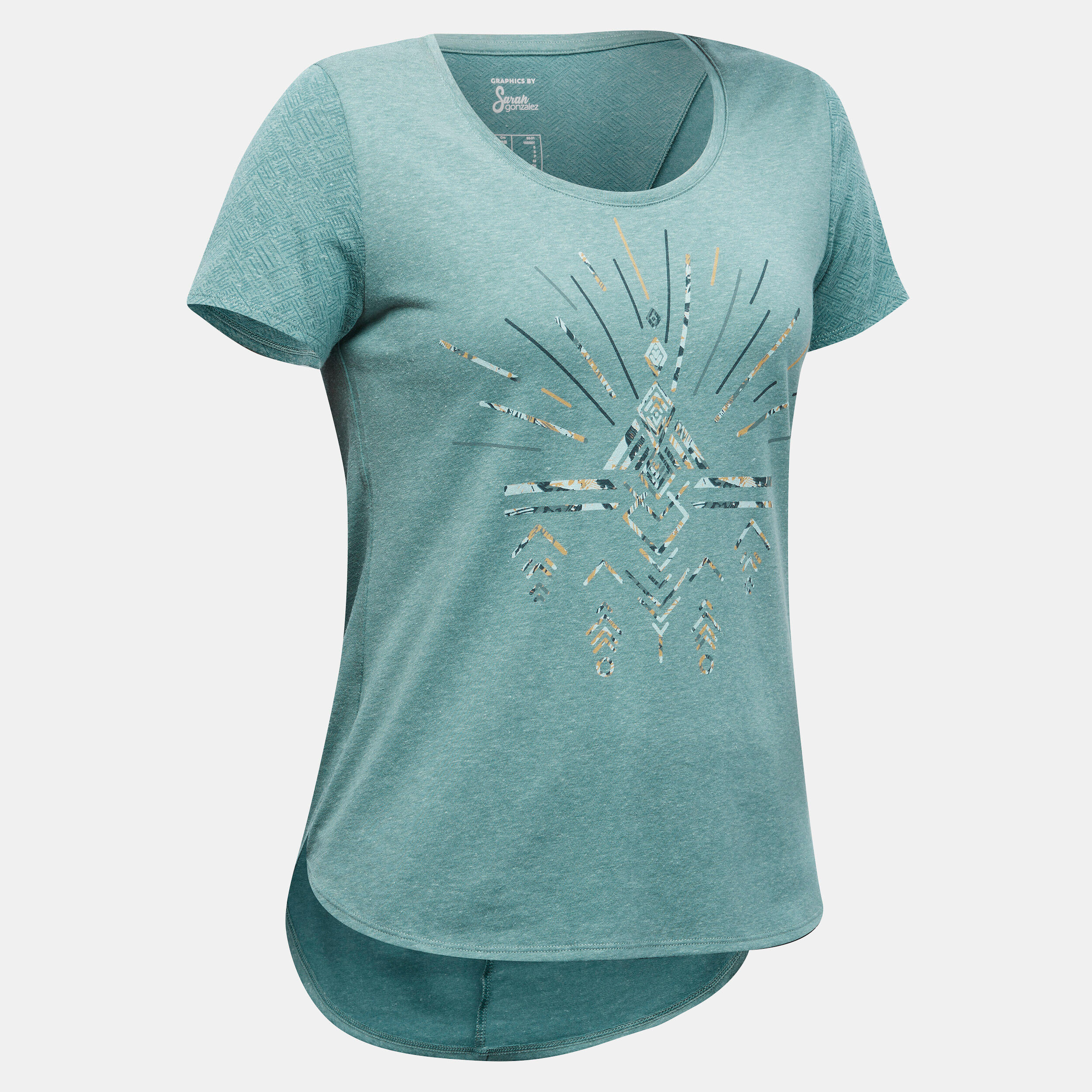 T-shirt de randonnée femme, NH 500 6/6