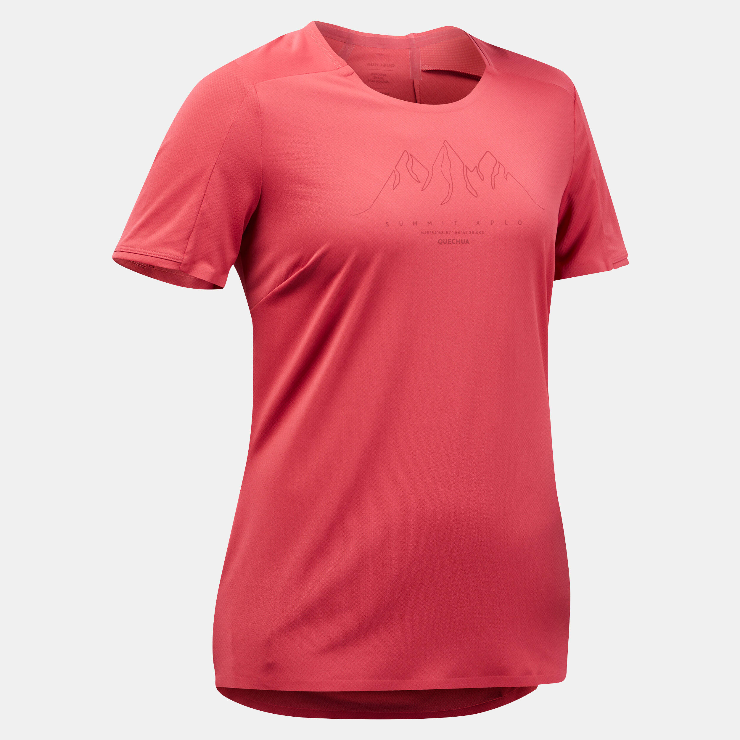 Camiseta de montaña y trekking manga corta Mujer Quechua MH500 5/10