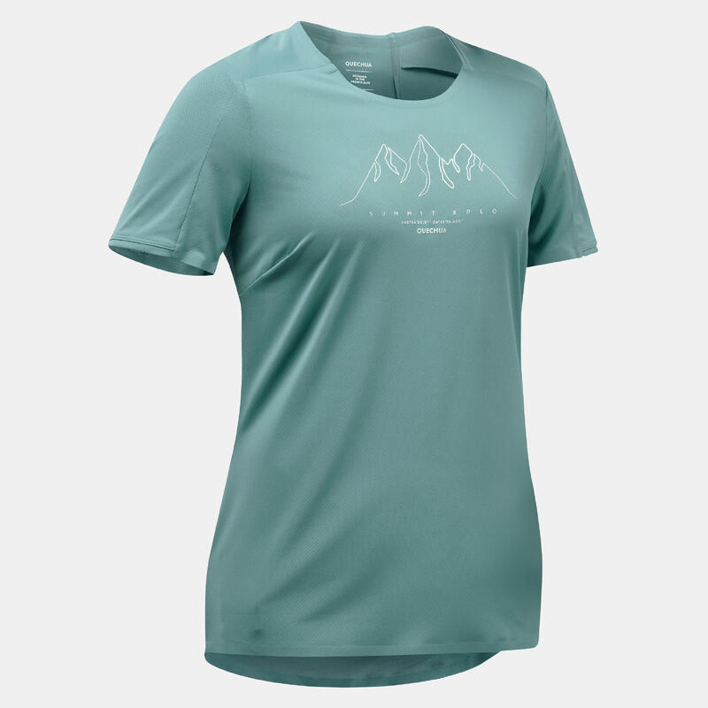 T-shirt de Caminhada MH500 Mulher 