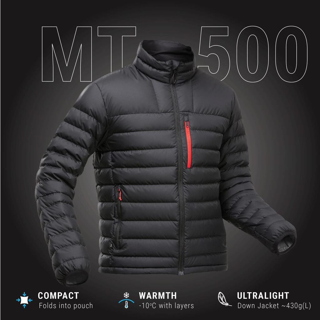 Men's Mountain Trekking Down Jacket - MT500 -10°C