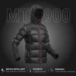 Women’s Mountain Trekking Down Jacket with Hood - MT900 -18°C