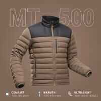 Men’s mountain trekking down jacket - MT500 -10°C