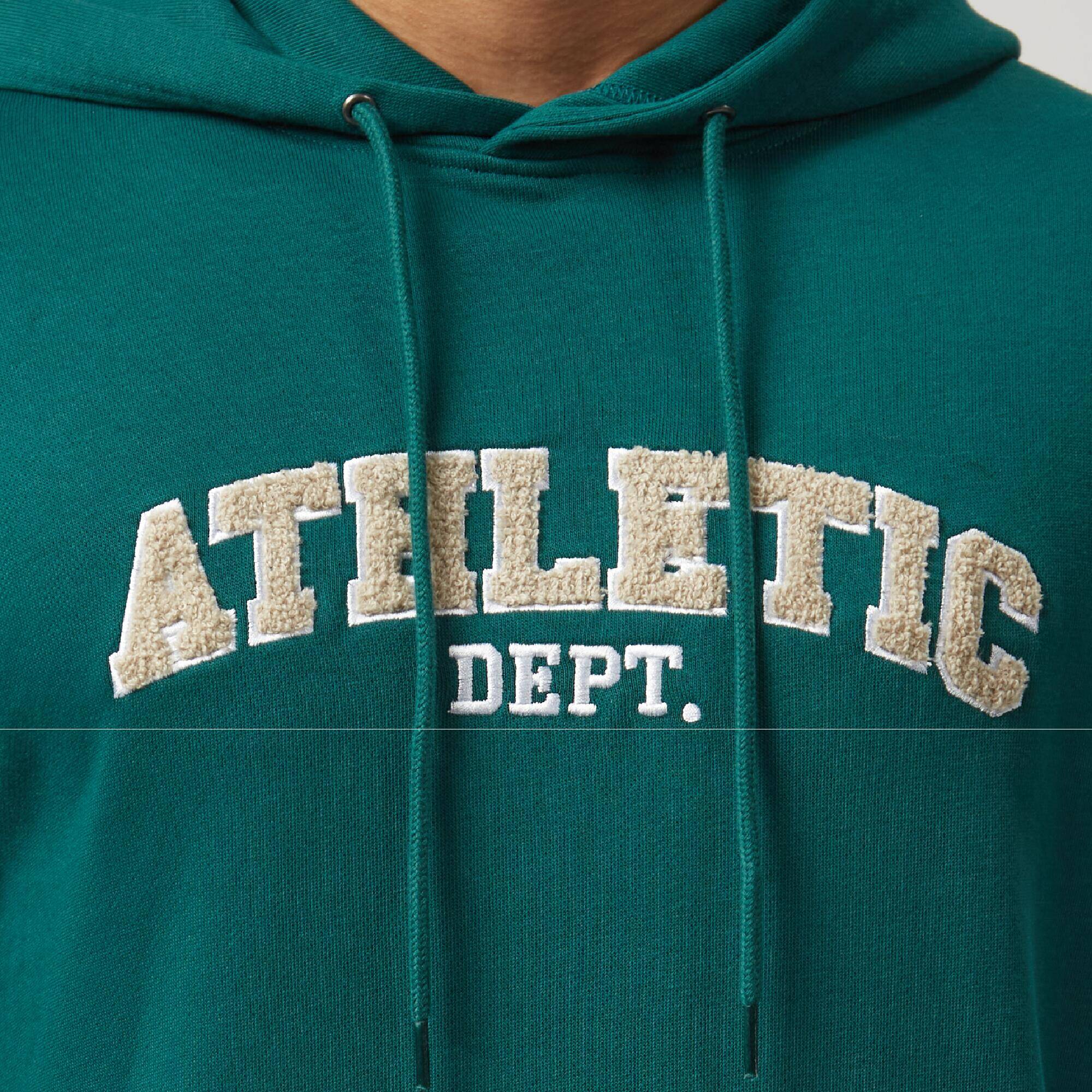 Men's Sweatshirt With Hood And Print 500- Green -  1