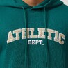 Men's Sweatshirt With Hood And Print 500- Green
