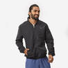Men's Cardio Fitness Tracksuit Jacket FJA 100 - Black
