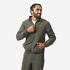Men's Cardio Fitness Tracksuit Jacket FJA 100 - Khaki