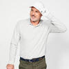 Polo golf manches longues Homme - MW500 gris