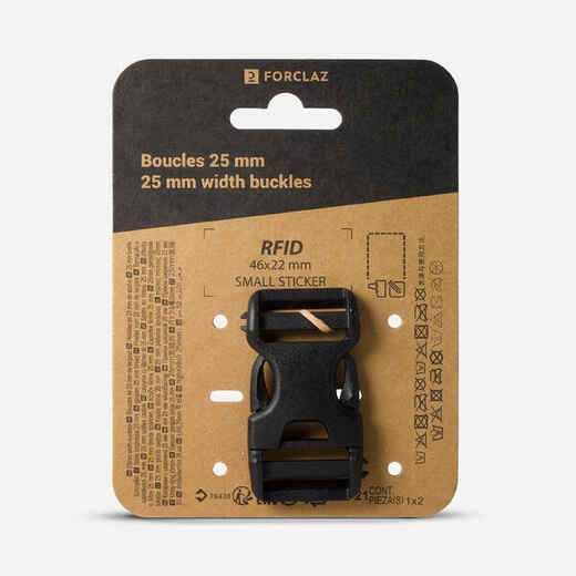 
      Náhradná pracka na popruh batoha 25 mm double pin lock
  