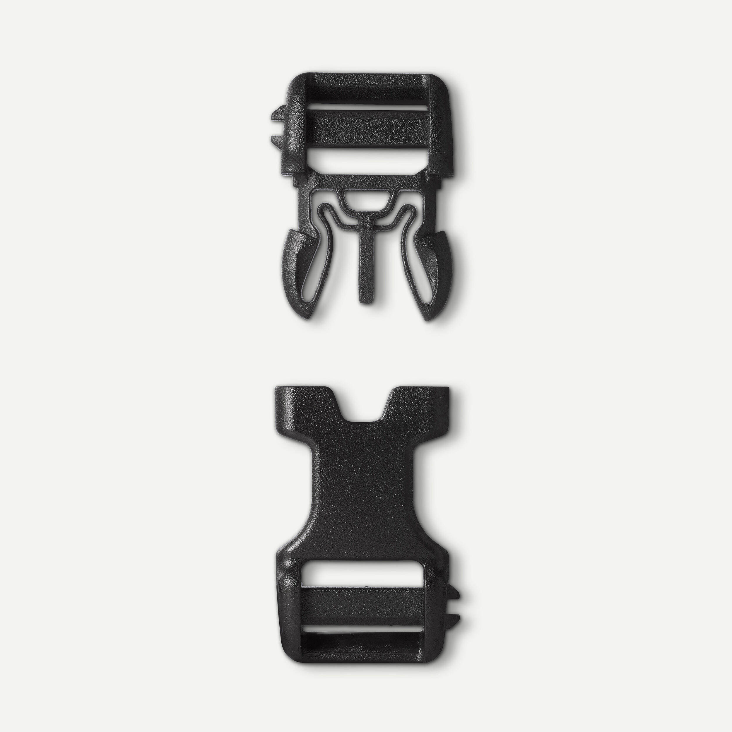 Double pin lock backpack fastening buckle, 15 mm -  4